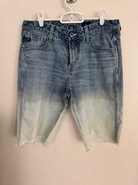 AG Adriano Goldschmied Light Blue Denim Shorts